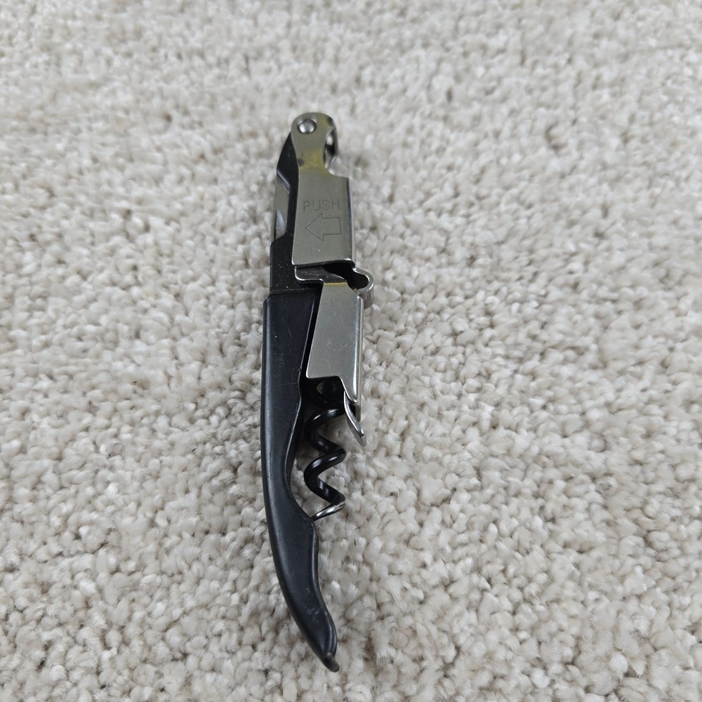 Coutale Trefethen Wine Opener Black‎ Sommelier Innovation Waiters Corkscrew